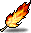 Flaming feather