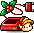 Red Christmas Recharger Chair