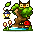 Bright Night Hooting Owl