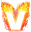 V Flame Chair