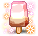 Orange Mushroom Ice Cream Chair