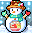 Snowman Candy chair