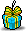 Blue Gift-Box Ornament