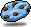 Blue Chocolate Chip Cookie
