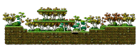 The Blue Mushroom Forest