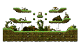 Isolated Mushroom Forest