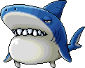 Shark in Warped Dimension