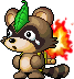 Flaming Raccoon